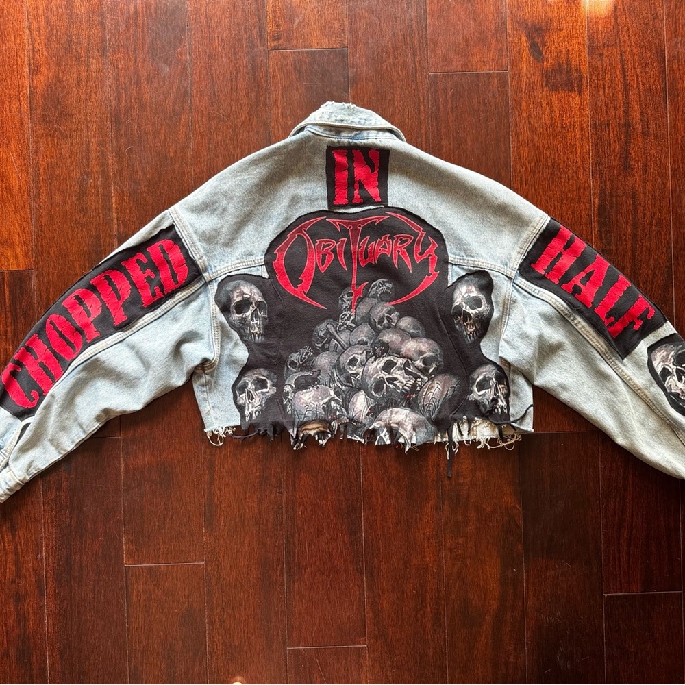 Obituary Band Battle Jacket (Zara) / Small